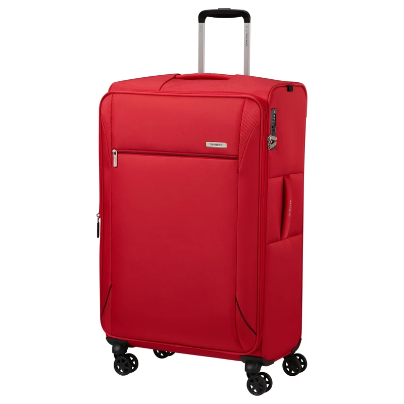 Samsonite Base Breeze - Trolley de 4 ruedas 78 cm expandible (red)