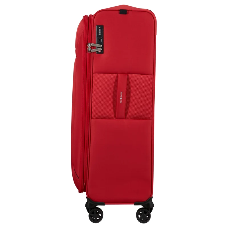 Samsonite Base Breeze - Trolley de 4 ruedas 78 cm expandible (red)