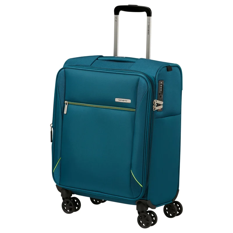 Samsonite Base Breeze - Trolley de cabina de 4 ruedas 55 cm expandible (petrol blue)