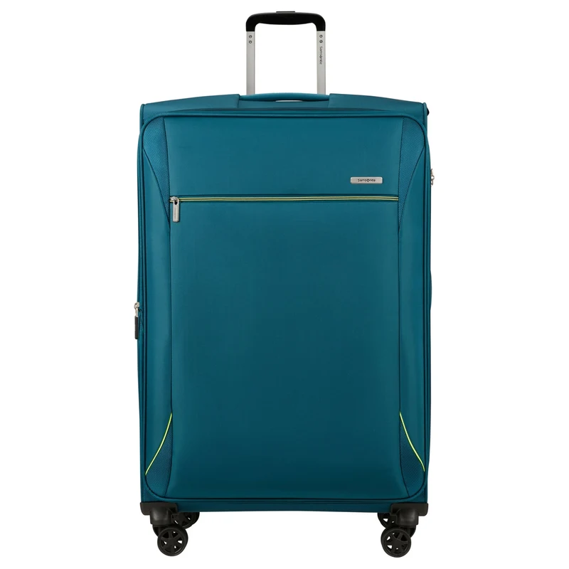 Samsonite Base Breeze - Trolley de 4 ruedas 81 cm expandible (petrol blue)