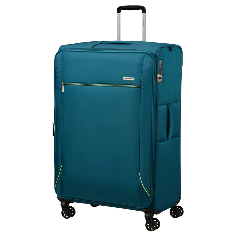 Samsonite Base Breeze - Trolley de 4 ruedas 81 cm expandible (petrol blue)