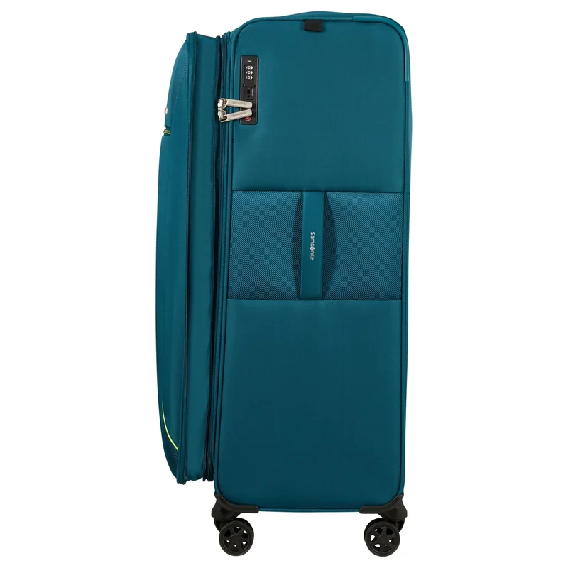 Samsonite Base Breeze - Trolley de 4 ruedas 81 cm expandible (petrol blue)