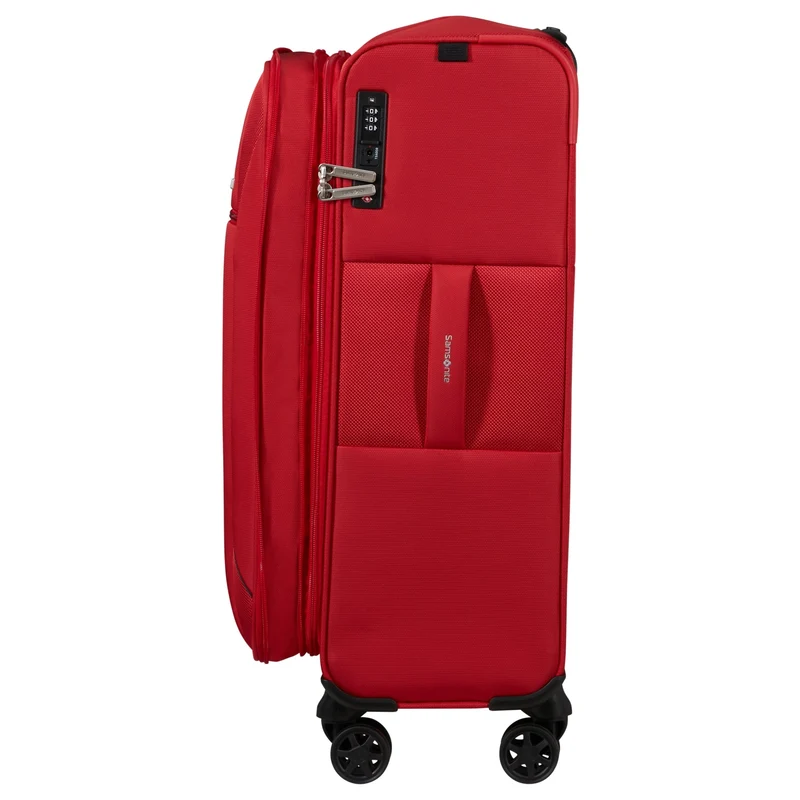 Samsonite Base Breeze - Trolley de 4 ruedas 67 cm expandible (red)