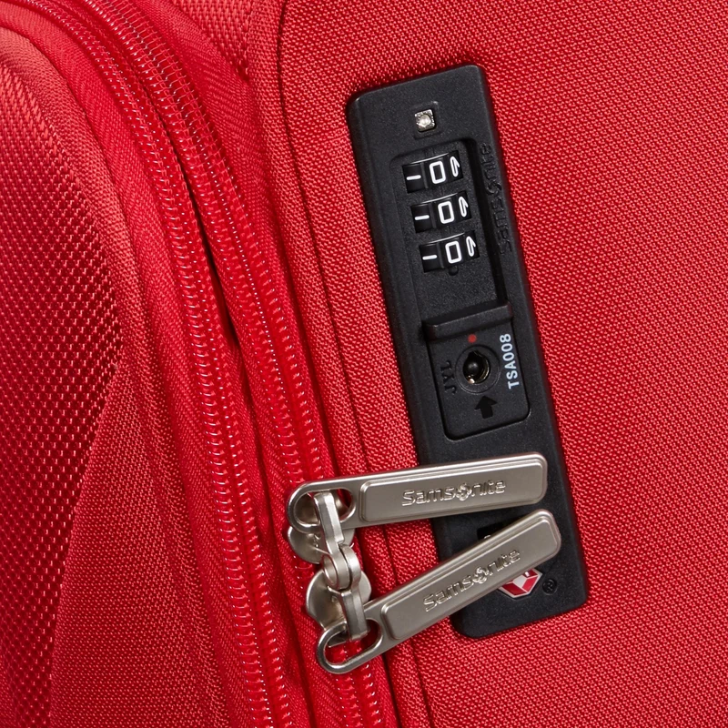 Samsonite Base Breeze - Trolley de 4 ruedas 67 cm expandible (red)