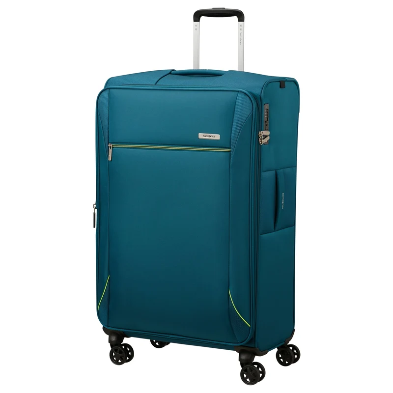 Samsonite Base Breeze - Trolley de 4 ruedas 78 cm expandible (petrol blue)
