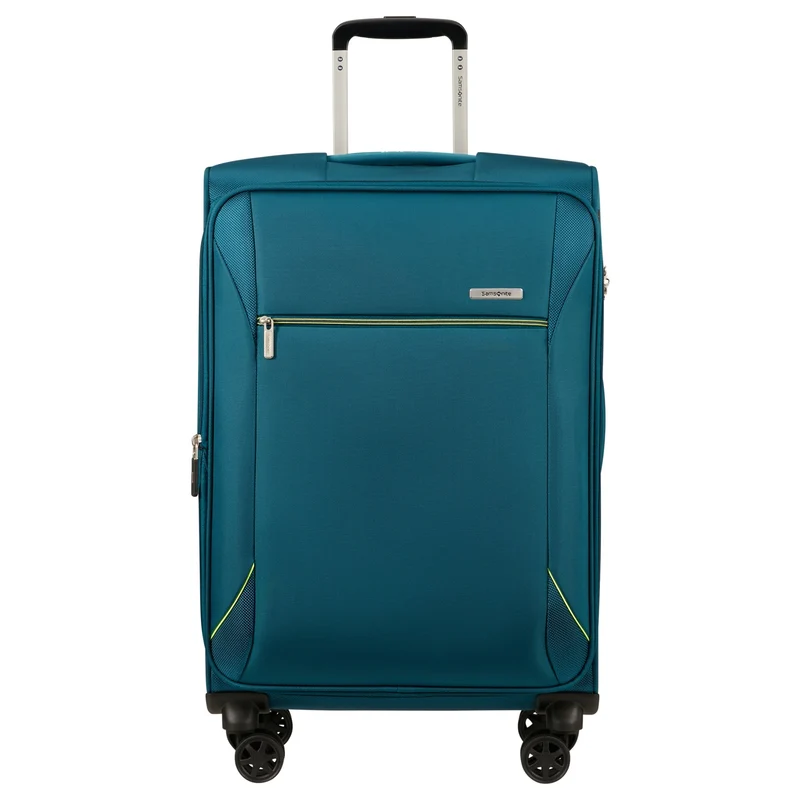 Samsonite Base Breeze - Trolley de 4 ruedas 67 cm expandible (petrol blue)