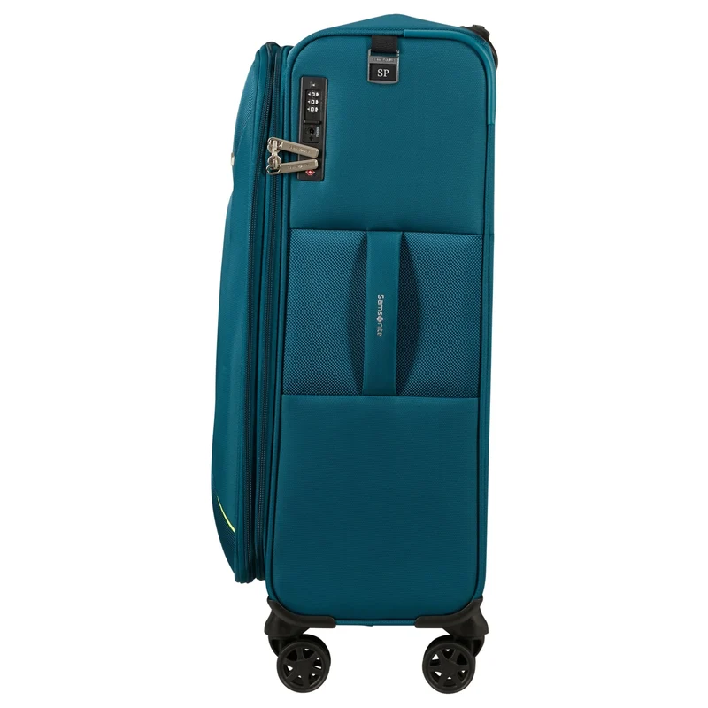 Samsonite Base Breeze - Trolley de 4 ruedas 67 cm expandible (petrol blue)