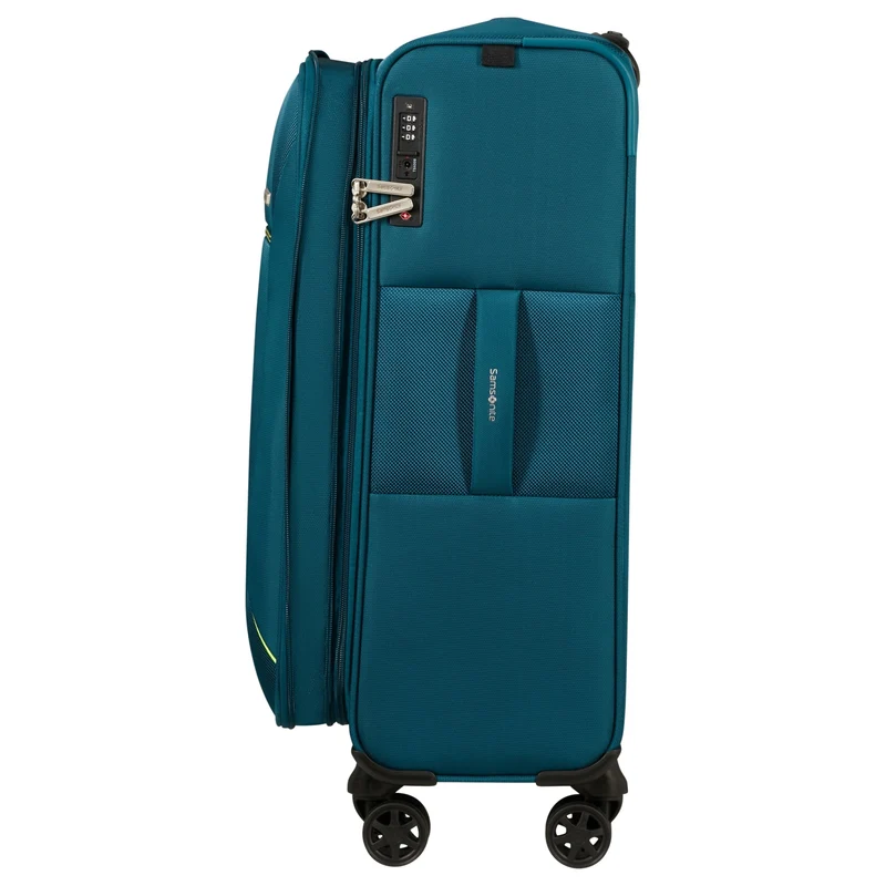Samsonite Base Breeze - Trolley de 4 ruedas 67 cm expandible (petrol blue)