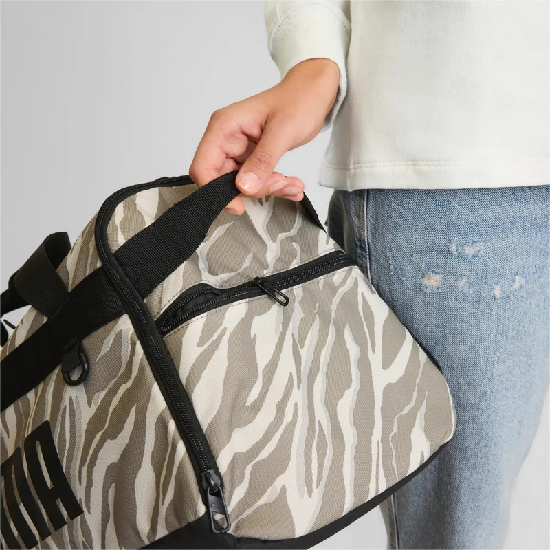 Puma Challenger Duffel Bag S - Bolsa de deporte 51 cm (color: alpine snow-oak branch-animal)