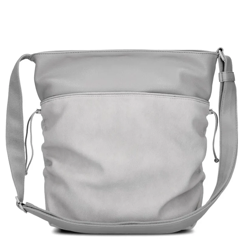 zwei Jana J120 - Bolso bandolera 33 cm (nubuk-ice)