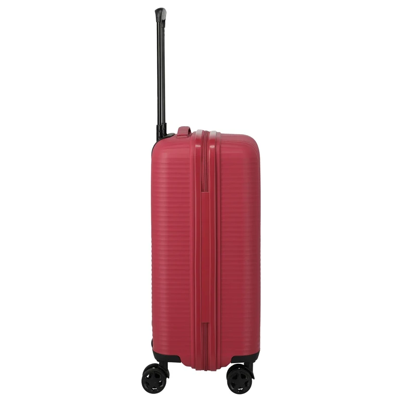 Travelite Air Stripe - Trolley de cabina slim con 4 ruedas 55 cm (red)
