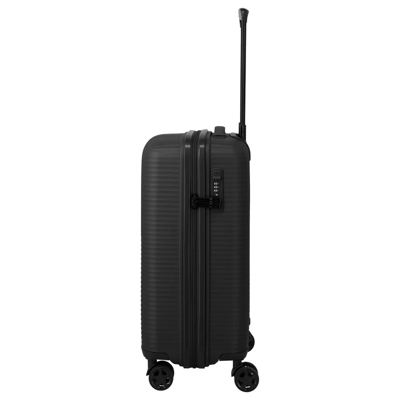 Travelite Air Stripe - Trolley de cabina slim con 4 ruedas 55 cm (black)