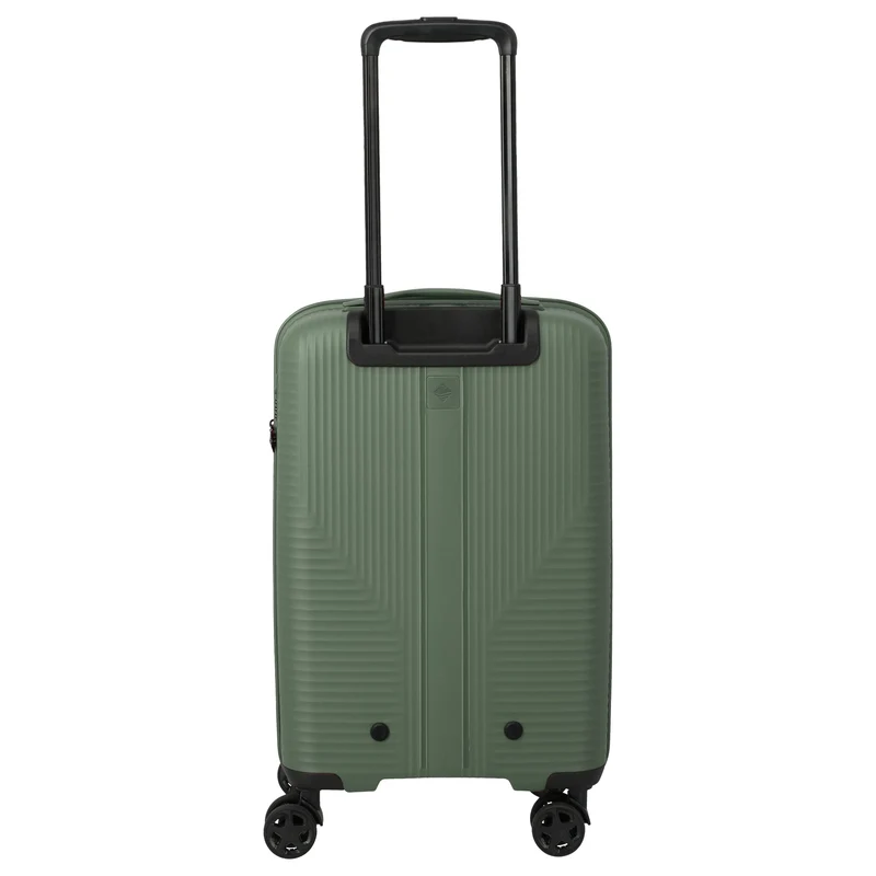 Travelite Air Stripe - Trolley de cabina slim con 4 ruedas 55 cm (green)