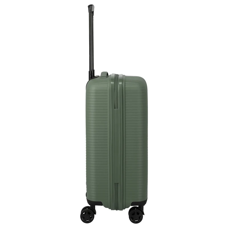 Travelite Air Stripe - Trolley de cabina slim con 4 ruedas 55 cm (green)