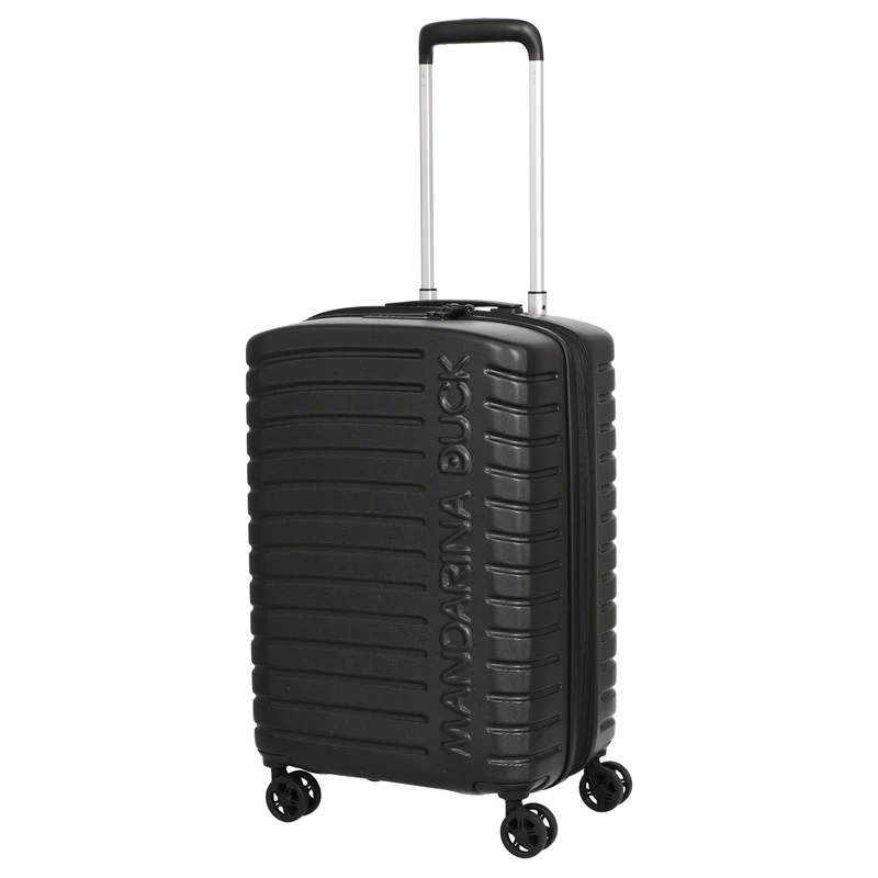 Mandarina Duck Flyduck - Trolley de cabina con 4 ruedas 55 cm expandible (black)