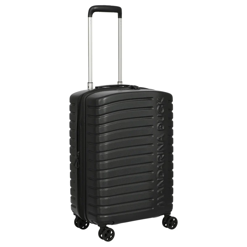 Mandarina Duck Flyduck - Trolley de cabina con 4 ruedas 55 cm expandible (black)
