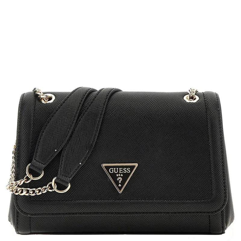 Guess Noelle Convertible XBody Flap - Bolso de hombro 24 cm (negro)
