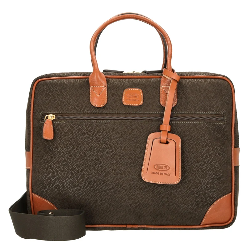 Brics Life Briefcase - Bolso para portátil 38 cm (olive)