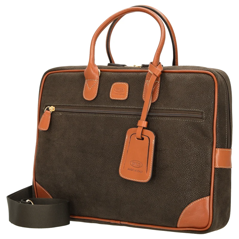 Brics Life Briefcase - Bolso para portátil 38 cm (olive)