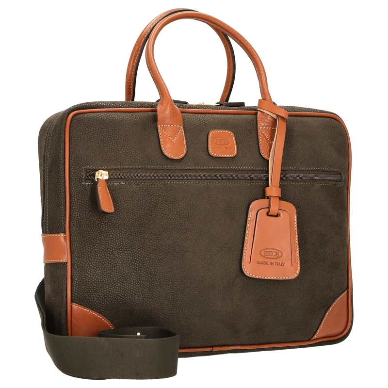 Brics Life Briefcase - Bolso para portátil 38 cm (olive)