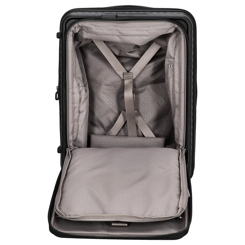 Echolac Celestra FA - Trolley de cabina con 4 ruedas 14" S 55 cm expandible USB (black)