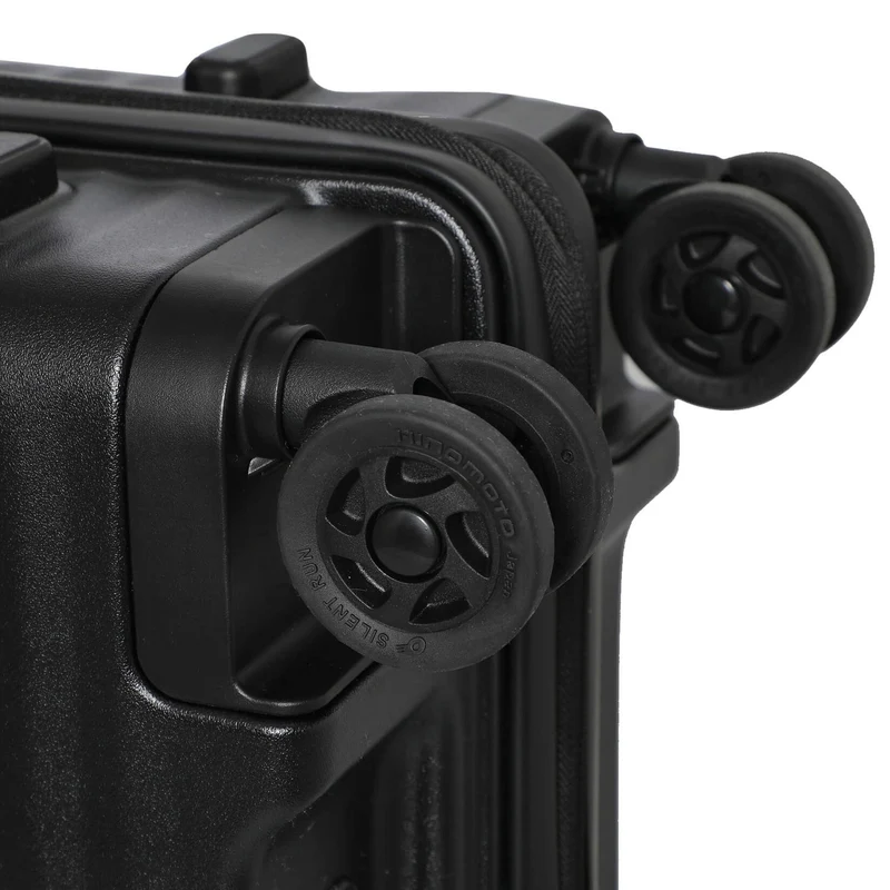 Echolac Celestra FA - Trolley de cabina con 4 ruedas 14" S 55 cm expandible USB (black)