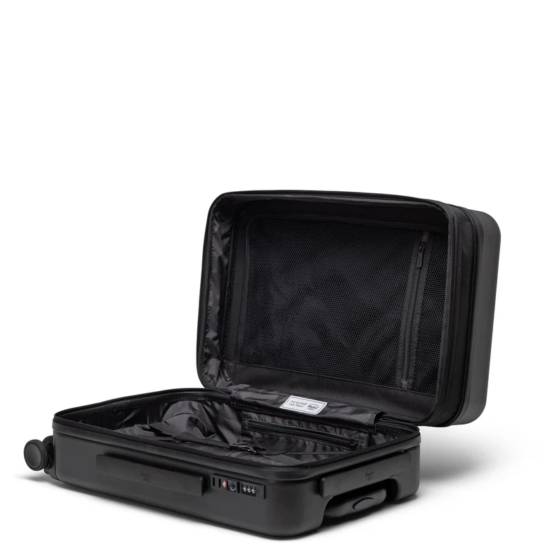 Herschel Heritage Hardshell - Trolley de cabina de 4 ruedas 55 cm expandible (black)