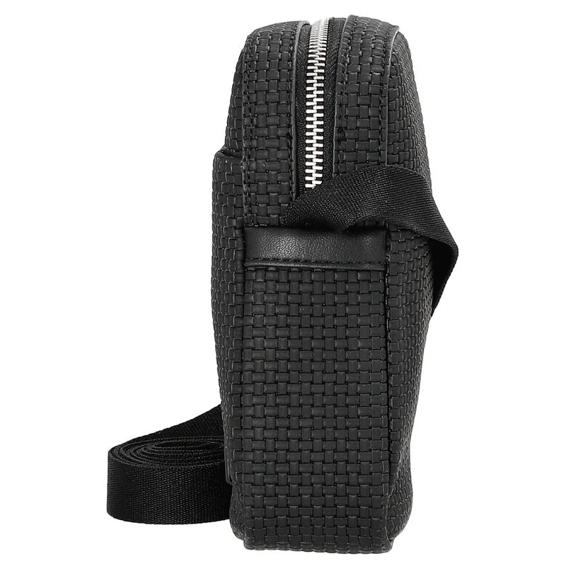 Calvin Klein Embossed Wovan - Bolso bandolera 17 cm (black)