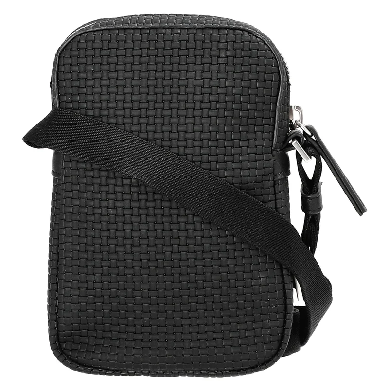 Calvin Klein Embossed Wovan - Bolso bandolera 17 cm (black)