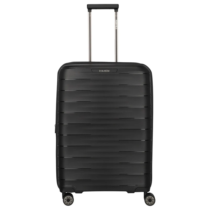 Travelite Mooby - Trolley de 4 ruedas M 66 cm expandible (black)