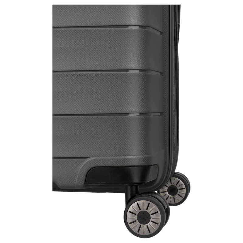 Travelite Mooby - Trolley de 4 ruedas M 66 cm expandible (black)