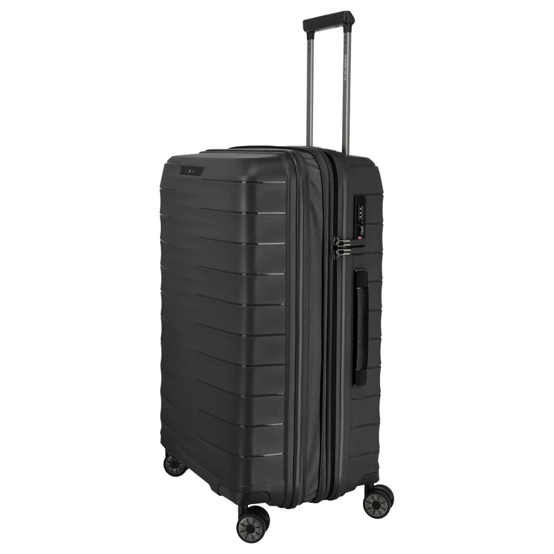 Travelite Mooby - Set de trolley con 4 ruedas L/M/S 3 pzas. expandible (black)