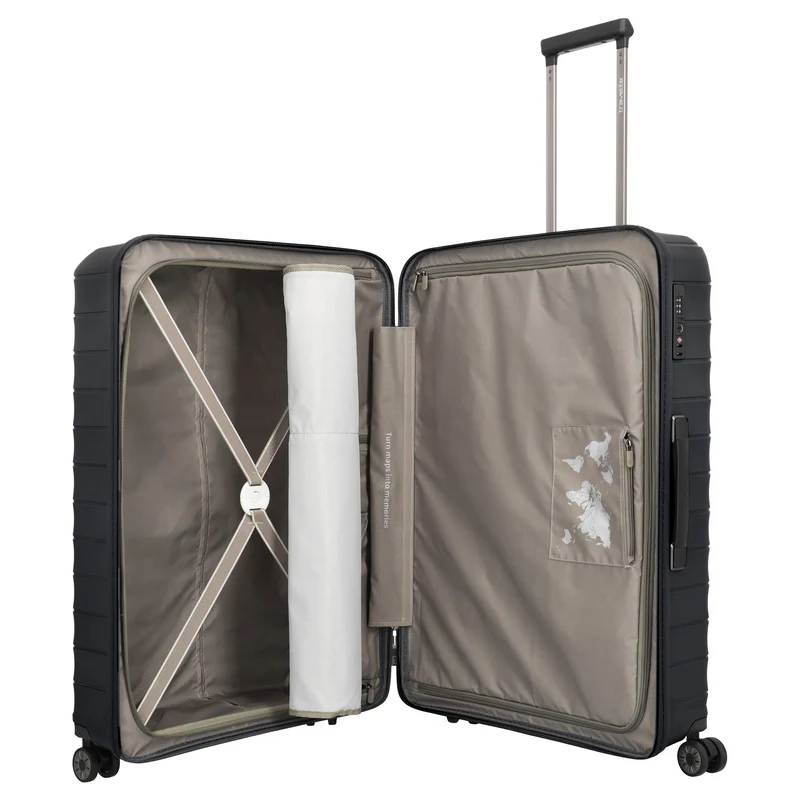 Travelite Mooby - Set de trolley con 4 ruedas L/M/S 3 pzas. expandible (black)