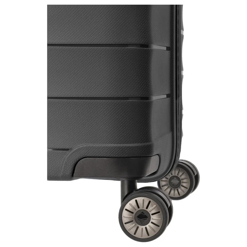 Travelite Mooby - Set de trolley con 4 ruedas L/M/S 3 pzas. expandible (black)