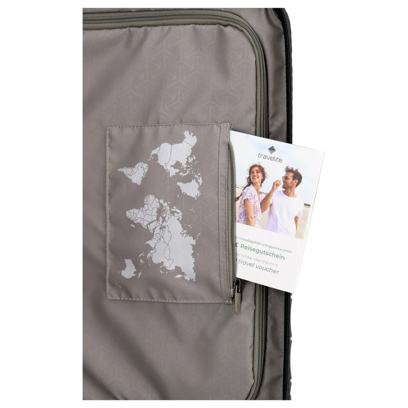Travelite Mooby - Set de trolley con 4 ruedas L/M/S 3 pzas. expandible (black)