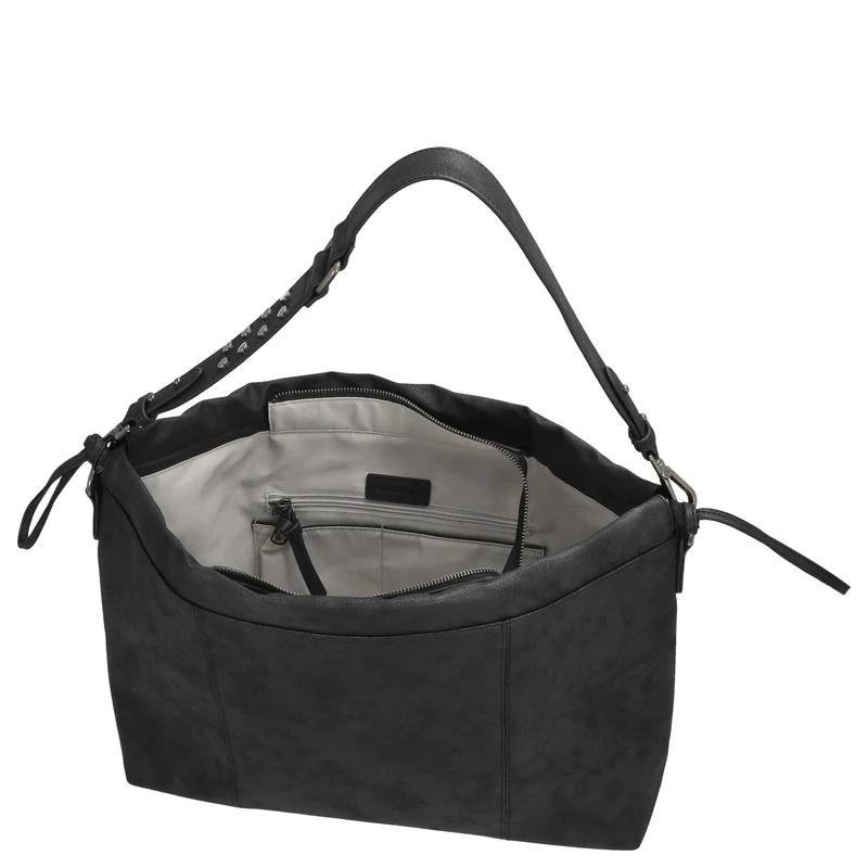 FREDsBRUDER Rebel At Heart Squeezy Hobo - Bolso de hombro 49 cm (black)