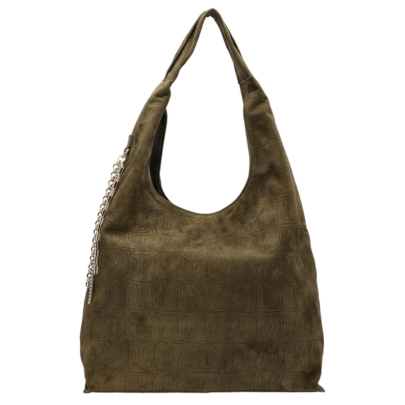 FREDsBRUDER Velvet Wild Hobo - Bolso bandolera 39 cm (khaki)