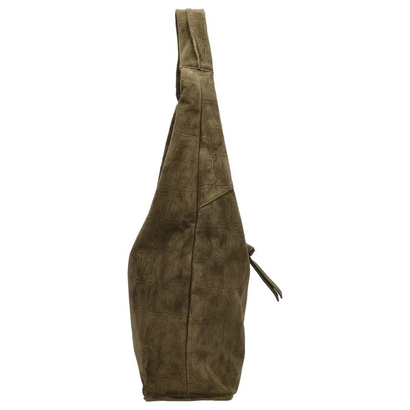 FREDsBRUDER Velvet Wild Hobo - Bolso bandolera 39 cm (khaki)
