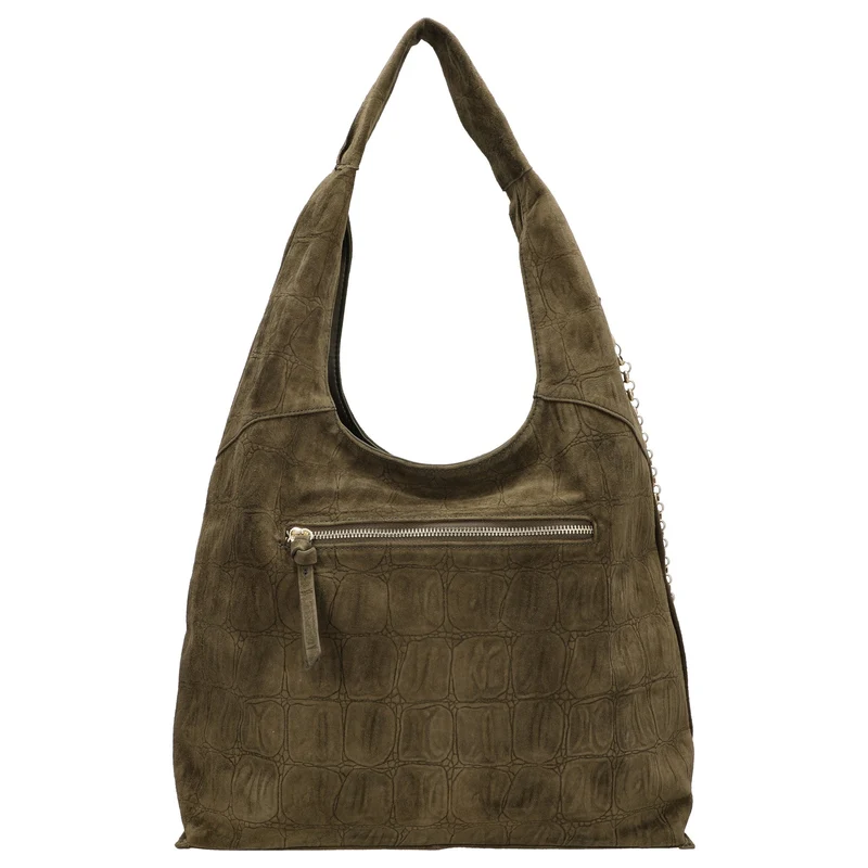 FREDsBRUDER Velvet Wild Hobo - Bolso bandolera 39 cm (khaki)