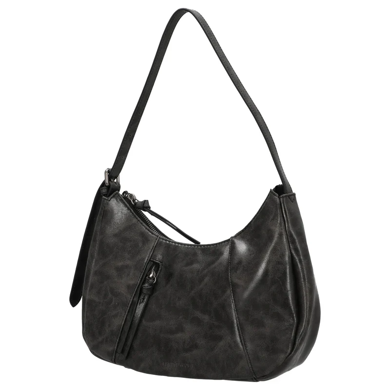 FREDsBRUDER Ever Faded Midi Hobo - Bolso de hombro 30 cm (faded black)