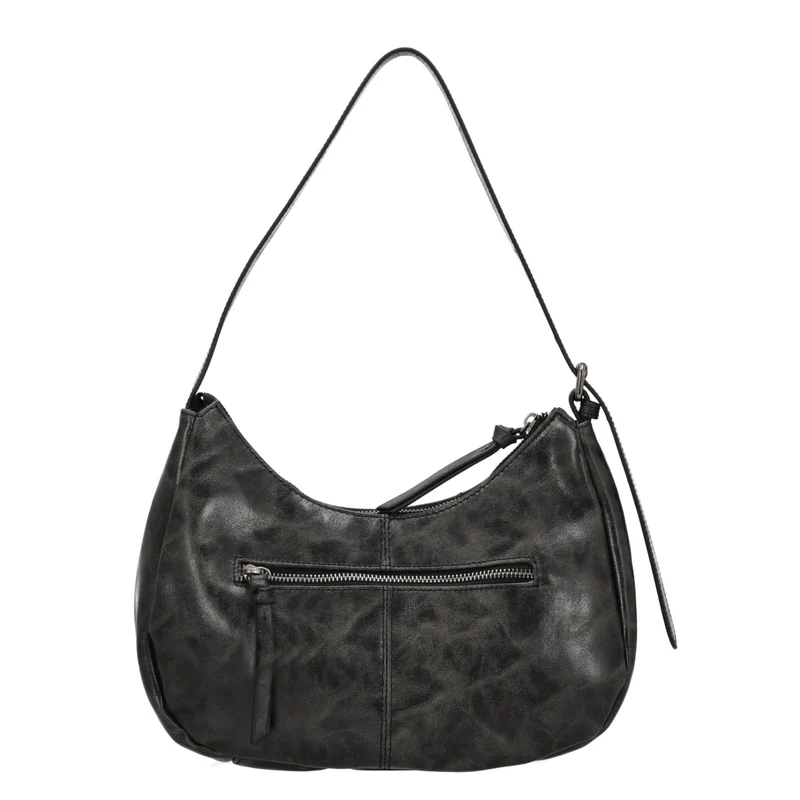 FREDsBRUDER Ever Faded Midi Hobo - Bolso de hombro 30 cm (faded black)