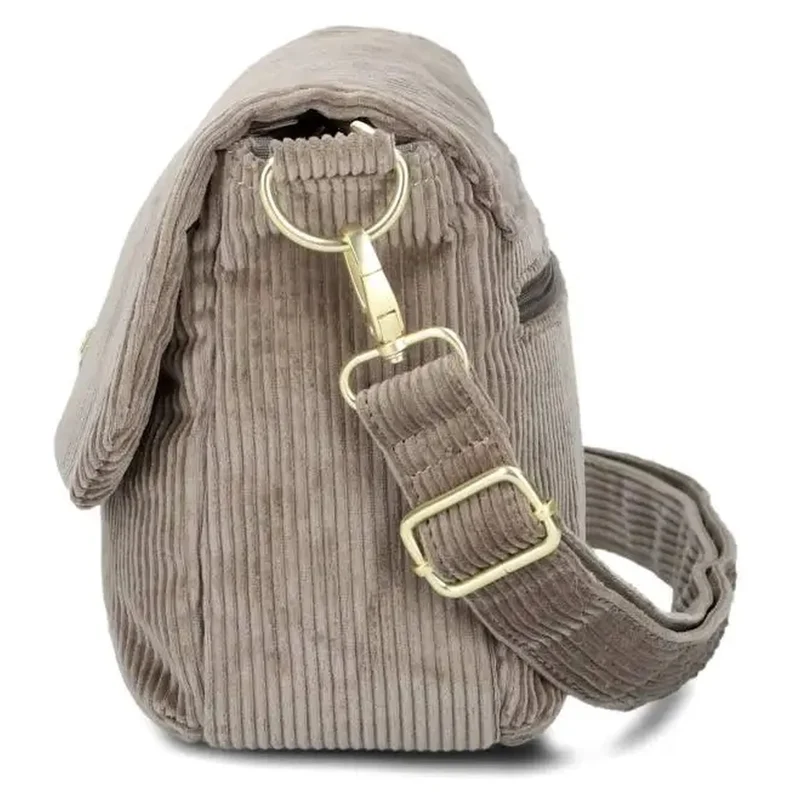 zwei Mademoiselle M60 - Bolso bandolera 33 cm (cord-mocca)