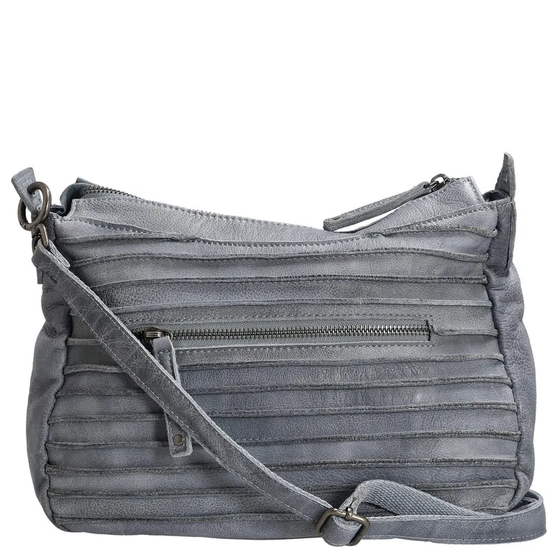 FREDsBRUDER Riffel Likely - Bandolera 38 cm (color: azul cielo)