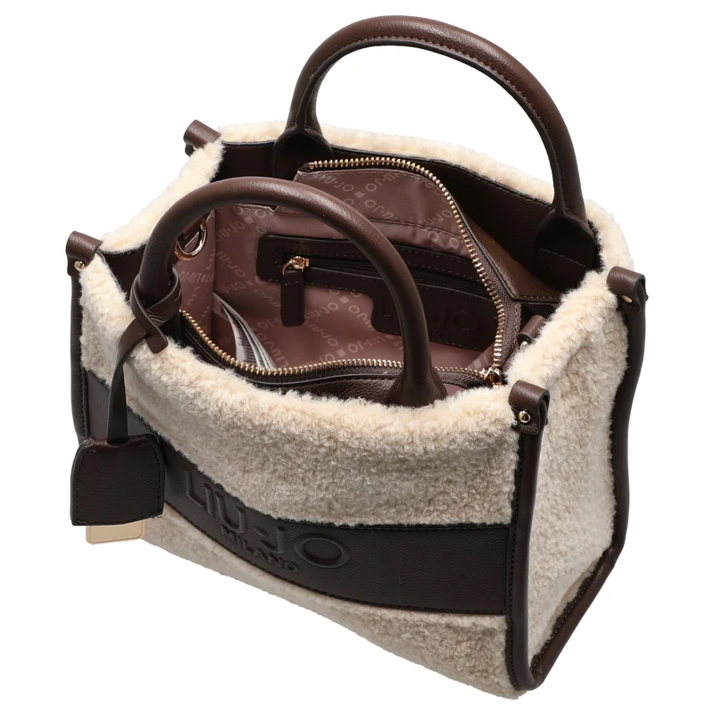 Liu Jo Ridhi Tote - Bolso de mano S 26 cm (moro light)