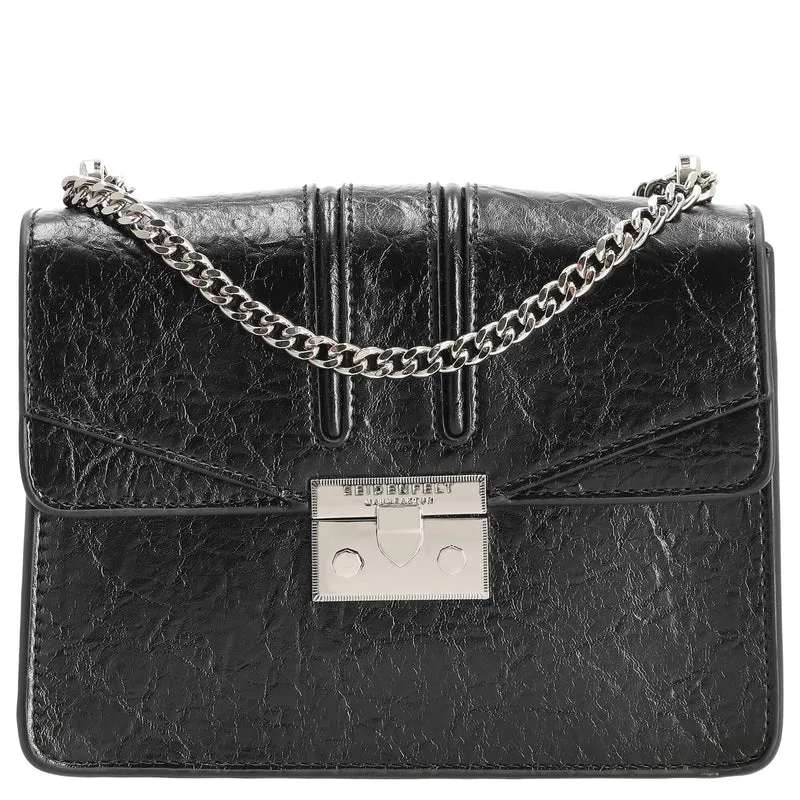 Seidenfelt Roros - Bolso de hombro 21 cm (glossy black)