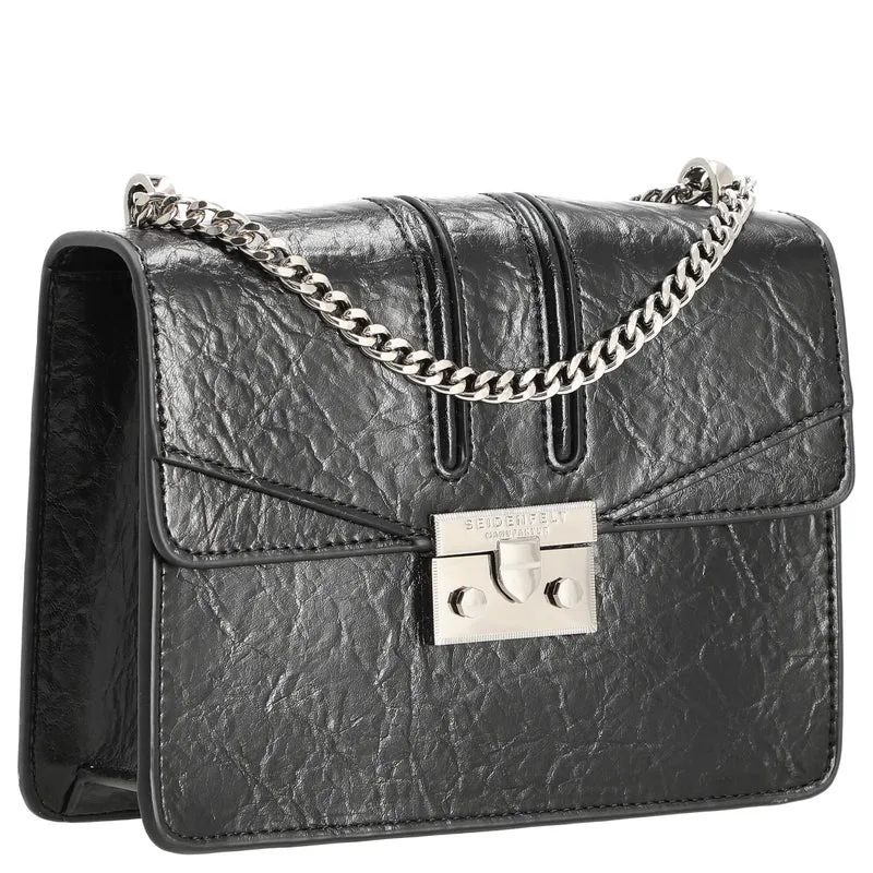 Seidenfelt Roros - Bolso de hombro 21 cm (glossy black)