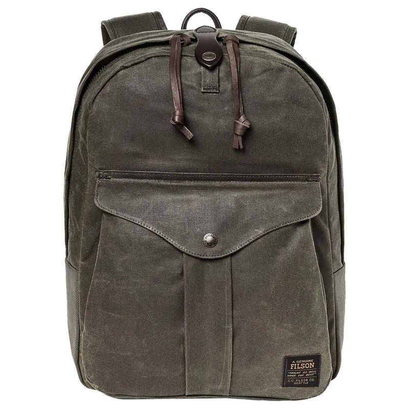 Filson Journeyman Oil Finish - Mochila 15" 44.5 cm (otter green)