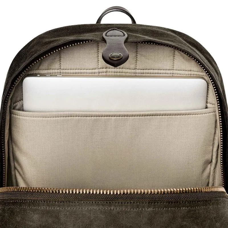 Filson Journeyman Oil Finish - Mochila 15" 44.5 cm (otter green)