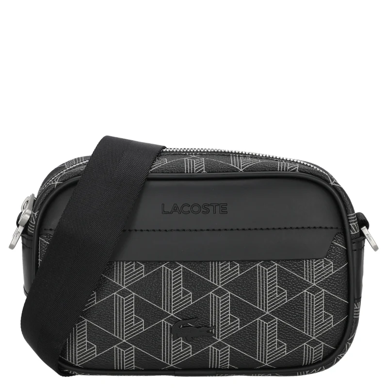 Lacoste The Blend Reporter - Bandolera S 19 cm (monogram black gray)