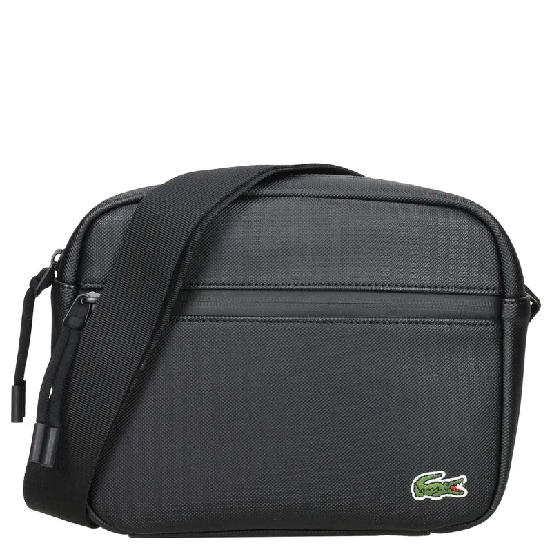 Lacoste LCST Reporter - Bolso bandolera 23 cm (black I)